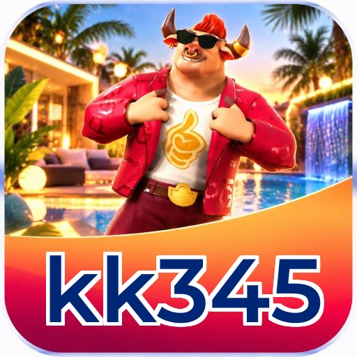 Interface da plataforma kk345 mostrando slots populares e bônus de boas-vindas